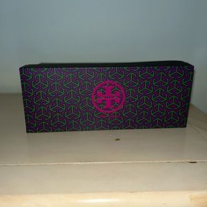 Tory Burch black floral sandals size 9